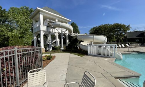 Waterslide at Cureton