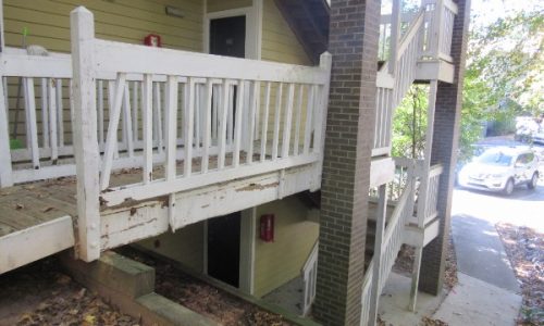 Before View of the Condition of the Hallway