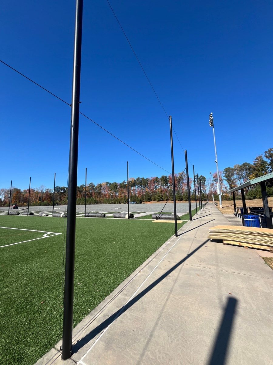 painted football fencing Preview Image 2