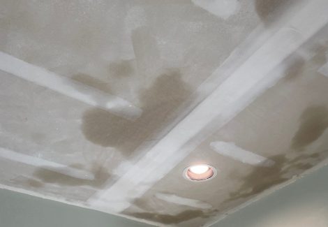 ceiling after popcorn removal