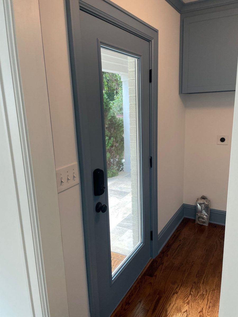 blue painted doors and trim Preview Image 1