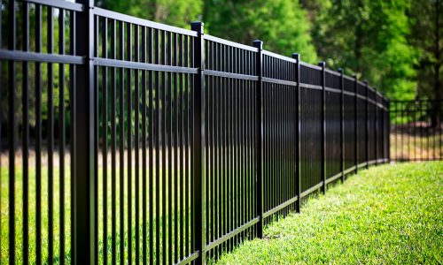 Wrought-Iron or Metal Fencing