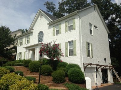 Exterior painting by CertaPro house painters in Charlottesville, VA
