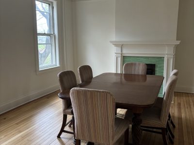 room with dining table