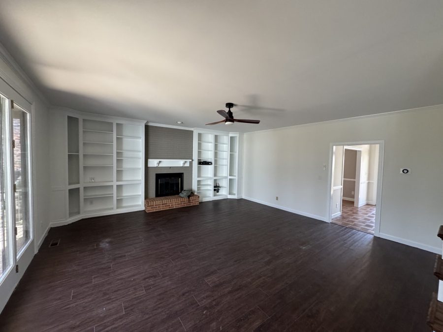 empty front room in home with fireplace Preview Image 1