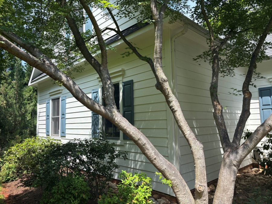 side of house with white painted siding Preview Image 2