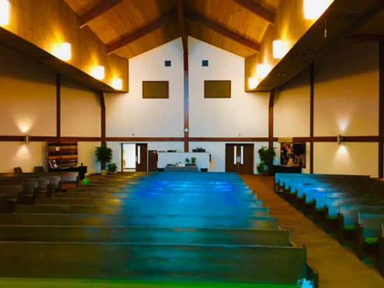 interior of church