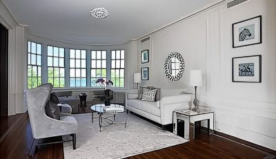 Interior White Living Room