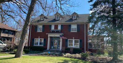 Exterior Details on Brick Home