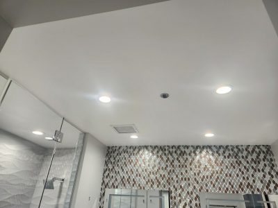 interior bathroom ceiling repair