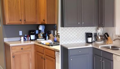 Kitchen Cabinets: Before & After