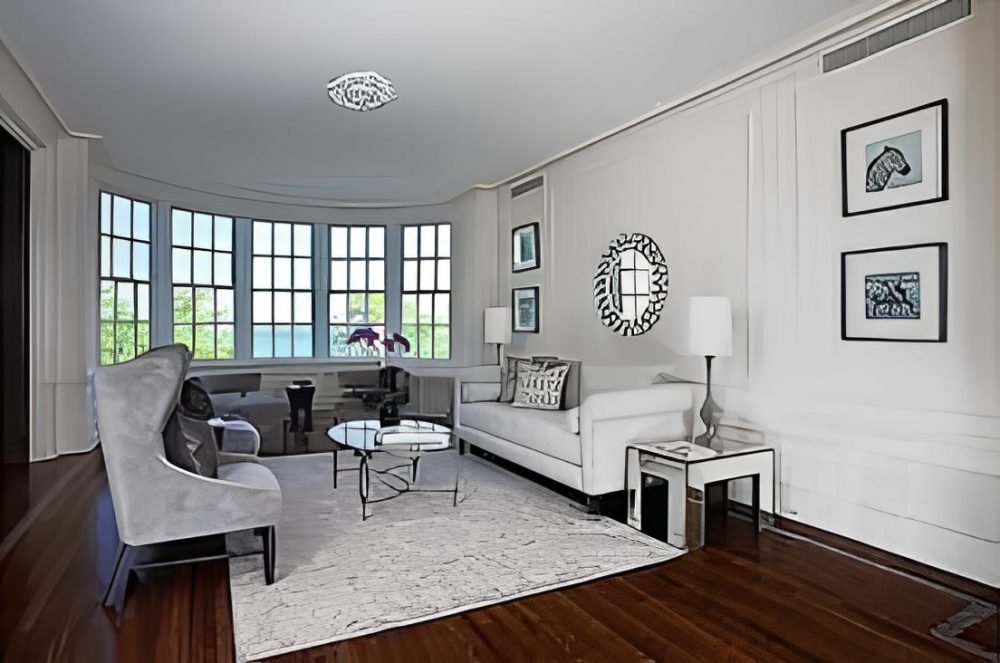 Interior White Living Room