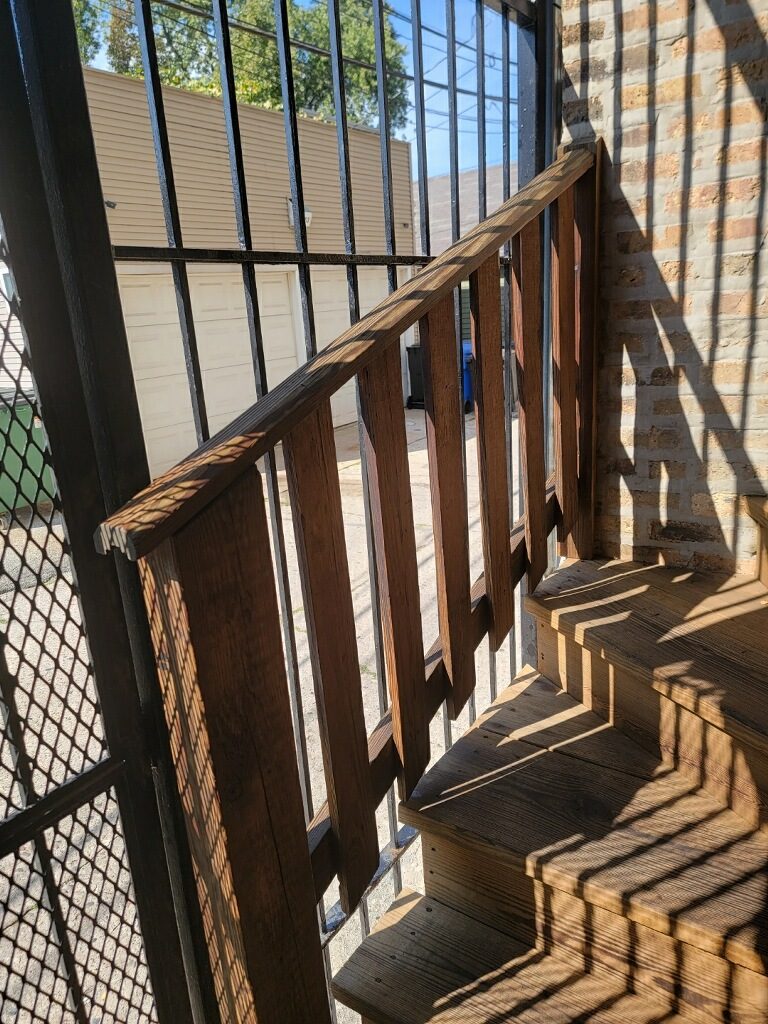 Wood Staining Project for Condo Association