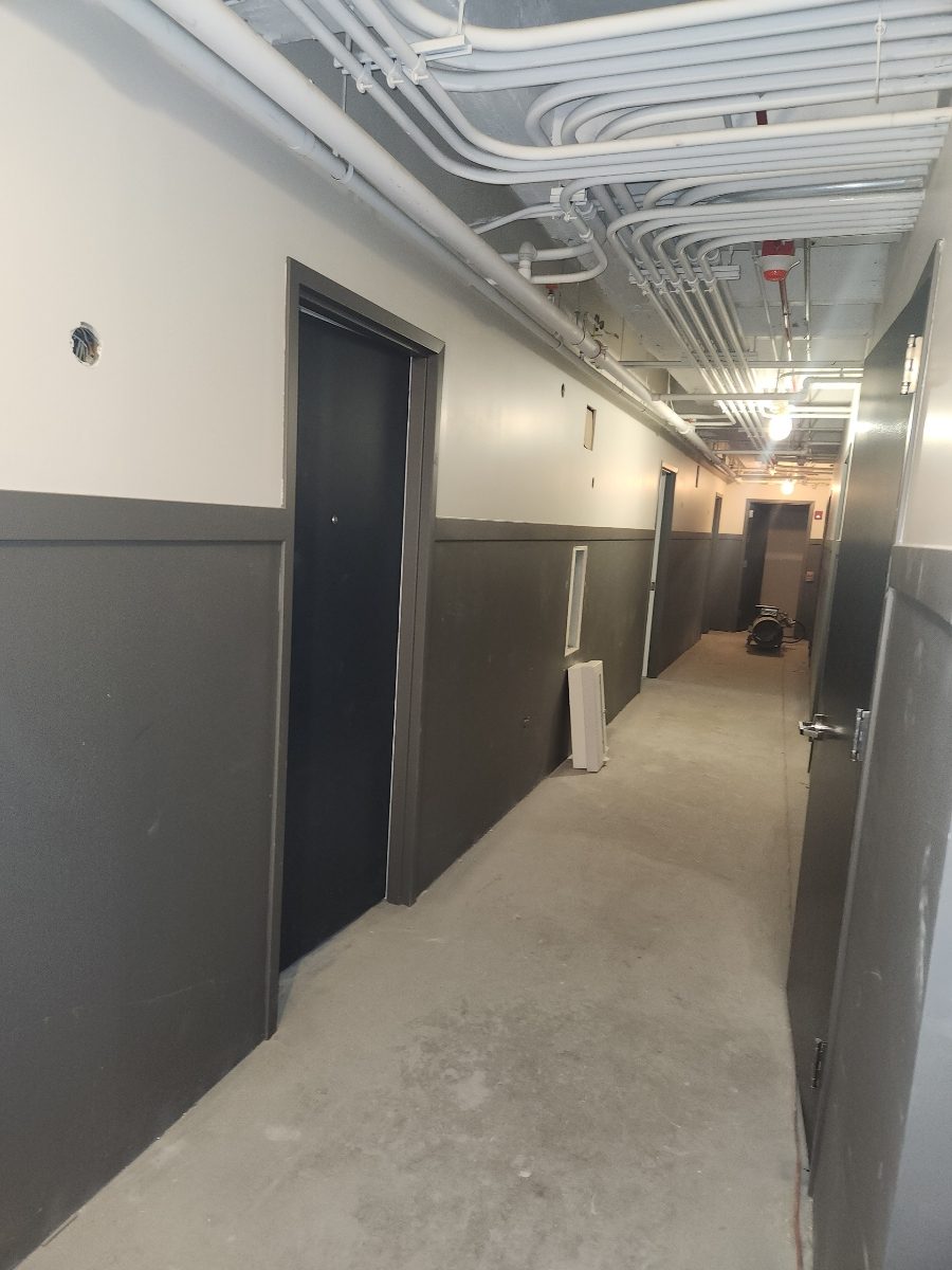 finished painted apartment complex hallway on Broadway Chicago IL Preview Image 6