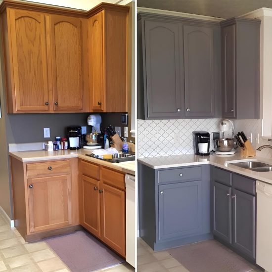 Kitchen Cabinets: Before & After