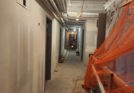 apartment building hallway painting Chicago