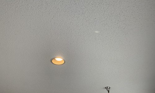 Before - Popcorn Ceiling