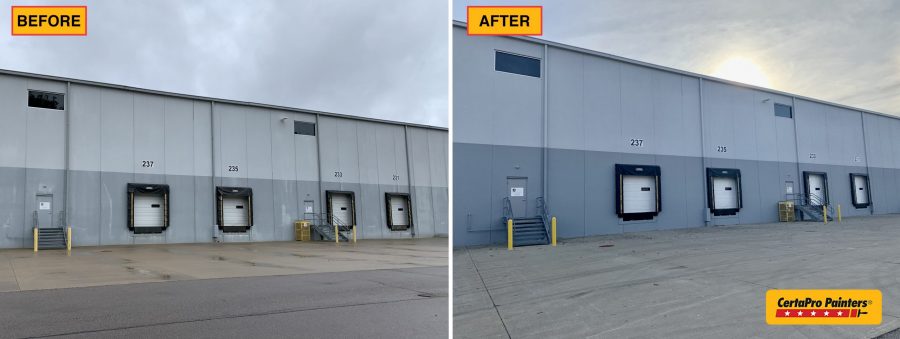 Industrial Paint Project Before & After Preview Image 4