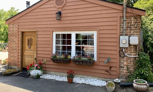 Repaired, Stained and Painted Siding