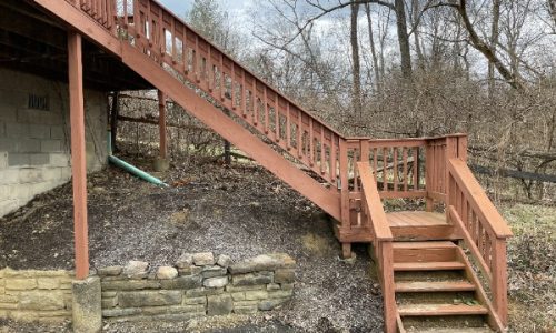 Pre Staining Stairs