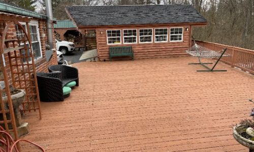 Pre Staining Deck and Siding