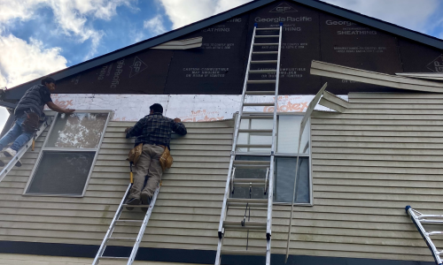 Florence Exterior Home project During Photo