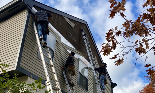 Florence Exterior Home project During Photo