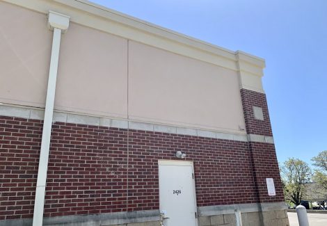 exterior retail building after painting