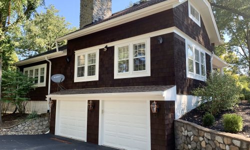 Exterior Wood Siding & Deck Restoration (After)