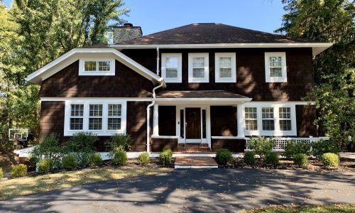 Exterior Wood Siding & Deck Restoration (After)