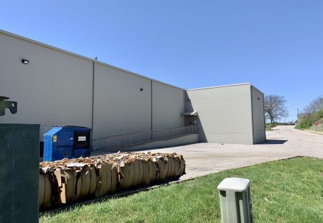 exterior retail building after painting