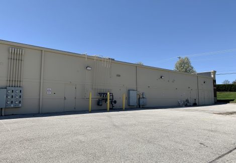 exterior retail building after painting