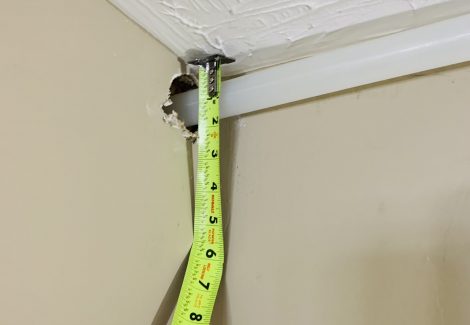 light carpentry repairs condo before