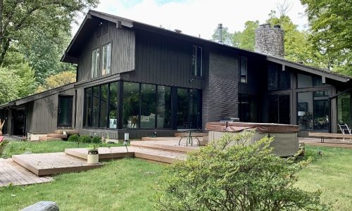 Unique Wood Sided Home After