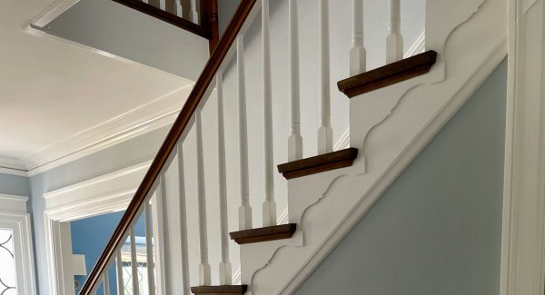 Interior Wainscot & Hallway Transformation (After)