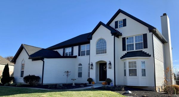 newly painted single home