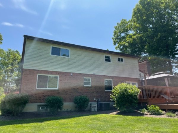 Withamsville exterior painting project before photo side of home Preview Image 10