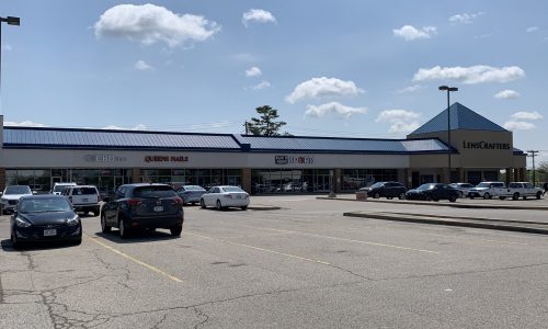 Cincinnati Shopping Center Before Painting