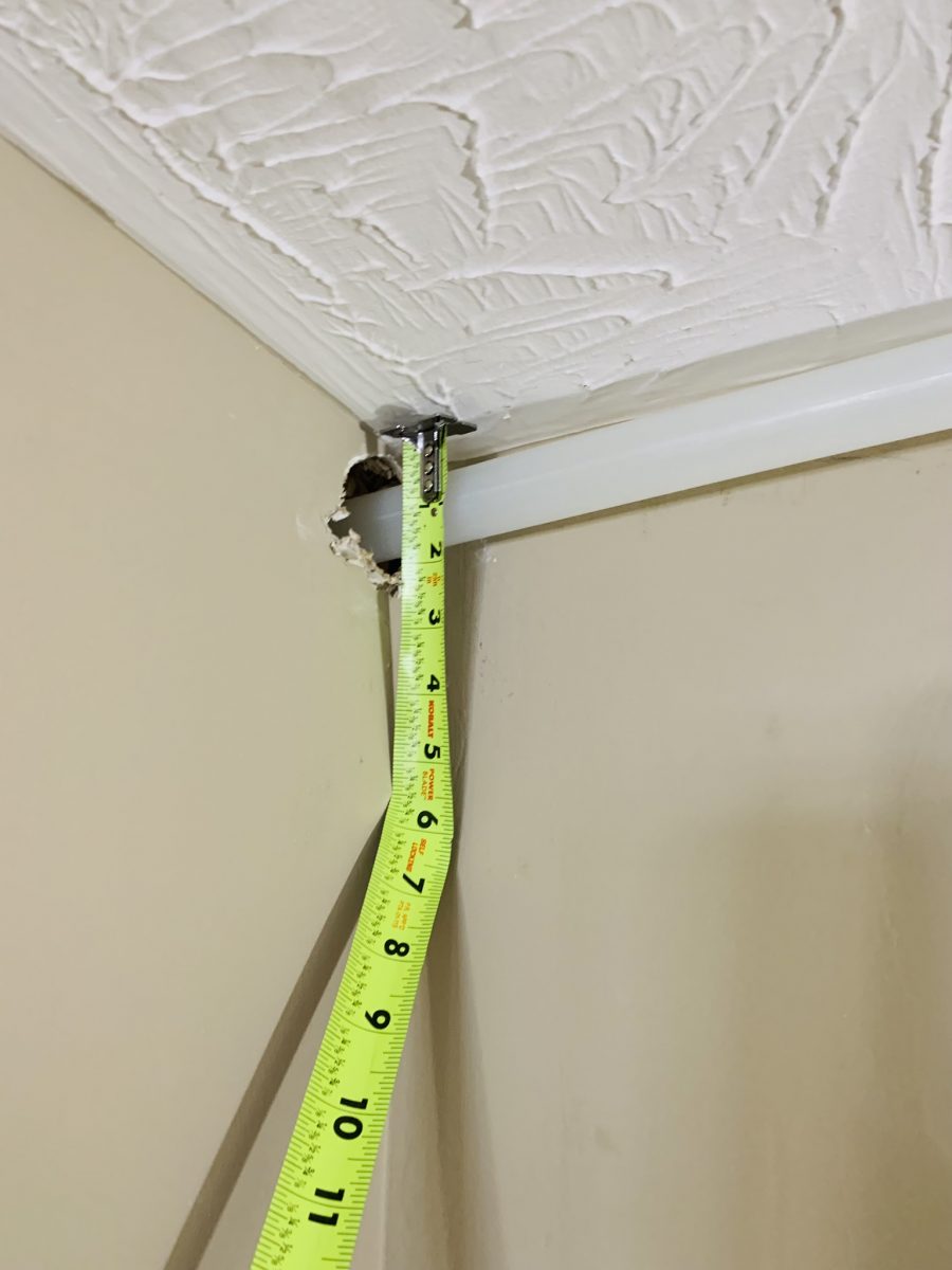 light carpentry repairs condo before Preview Image 2