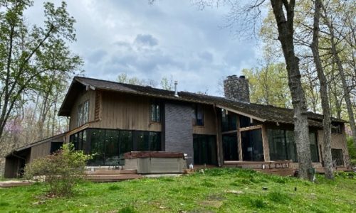 Unique Wood Sided Home Before