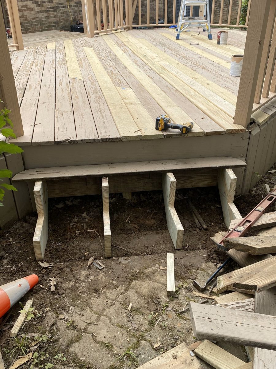 deck steps being repaired Preview Image 6