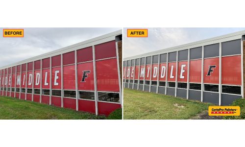 Fairfield middle school Before and After