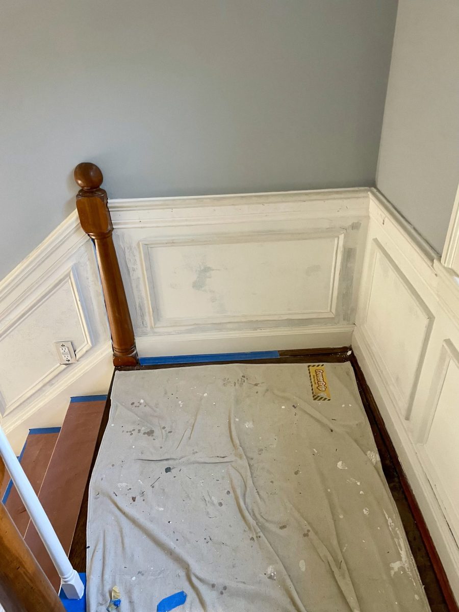 Interior Wainscot & Hallway Transformation (During) Preview Image 10