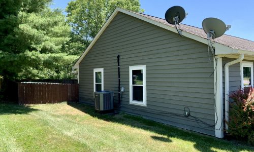 Side of Home After Painting