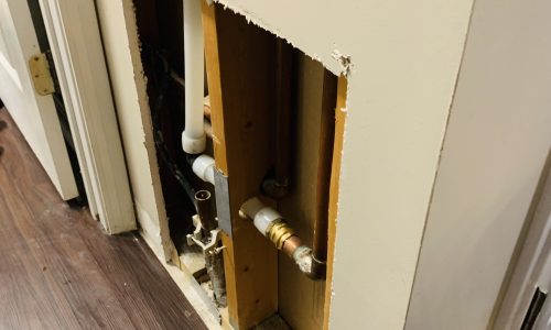 Before Drywall Removed