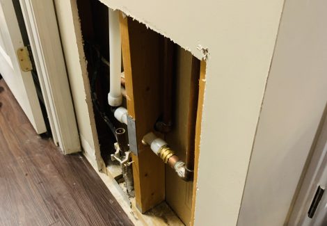 light carpentry repairs condo before