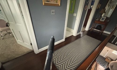 Interior Wainscot & Hallway Transformation (Before)