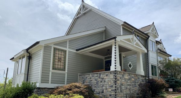 condo exterior after painting