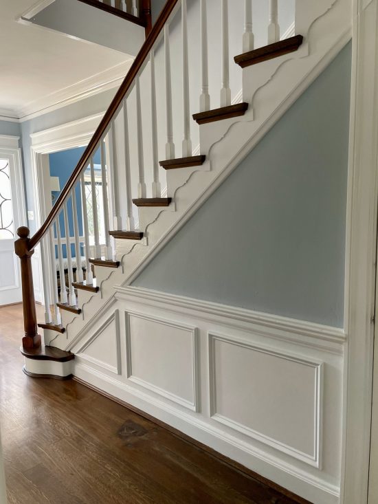 Interior Wainscot & Hallway Transformation (After)