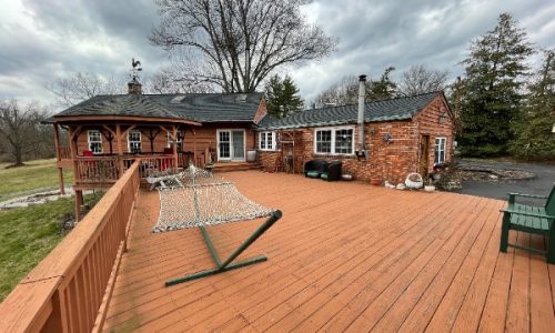 Pre Staining Deck and Siding